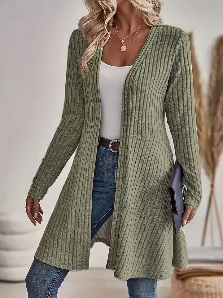 Zwarte cardigan met V-hals
