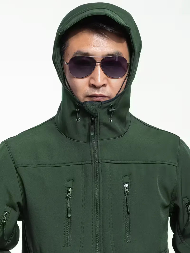 Parka met fleece voering