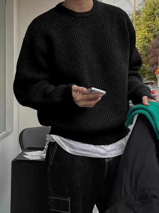 Oversized gebreide trui