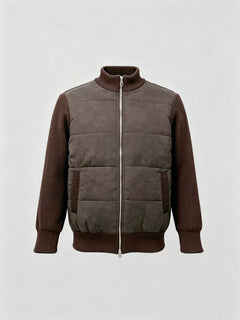 Bomberjack met patchwork design