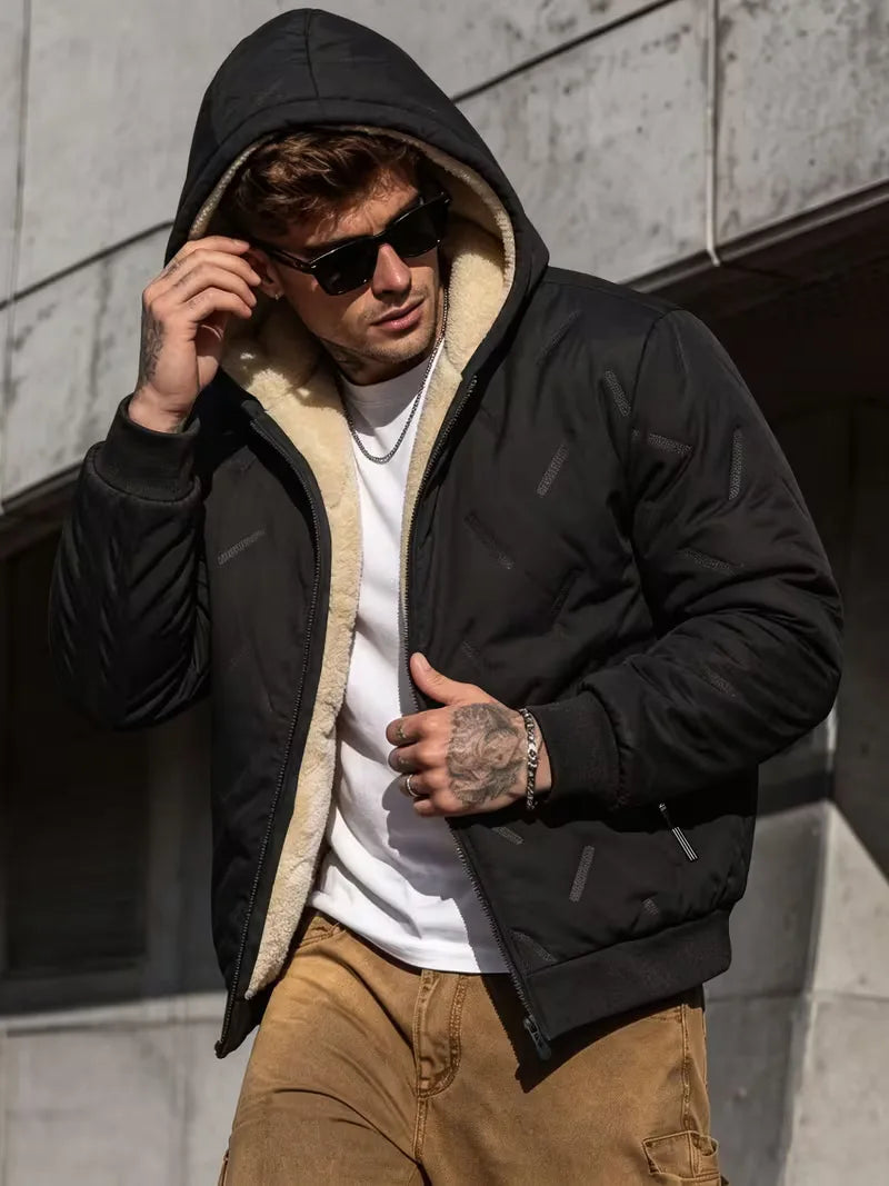 Puffer jacket met capuchon