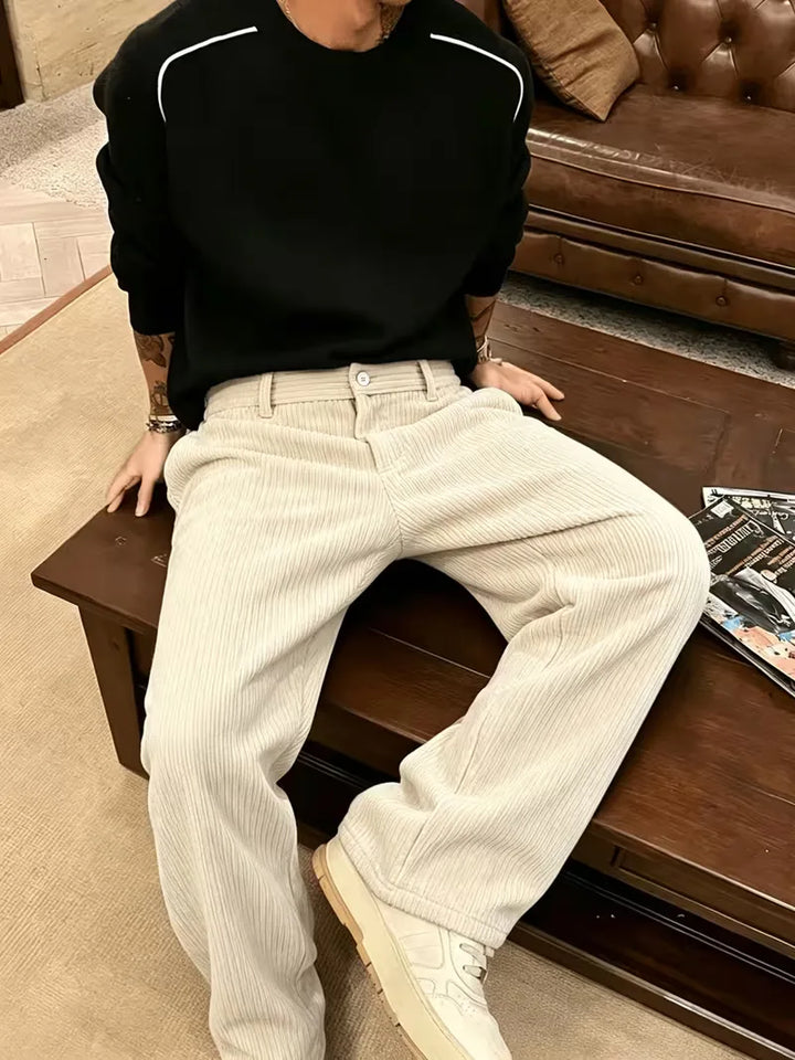 Pantalons corduroy straight leg