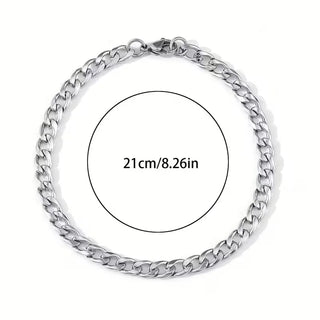 Minimalistische stalen armband