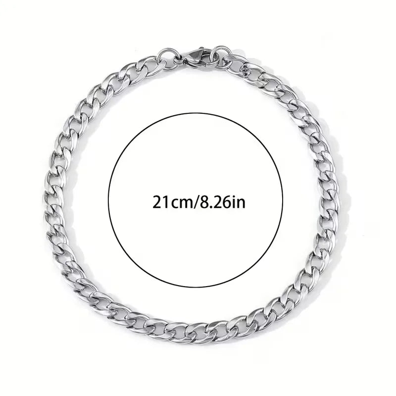 Minimalistische stalen armband