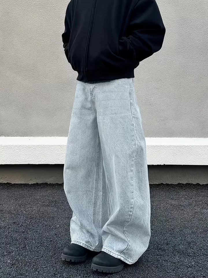 Loose fit jeans met vijf-pocket design