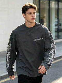 Longsleeve met crew neckline