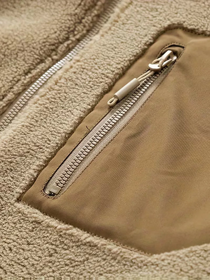 Bomberjack met fleece materiaal