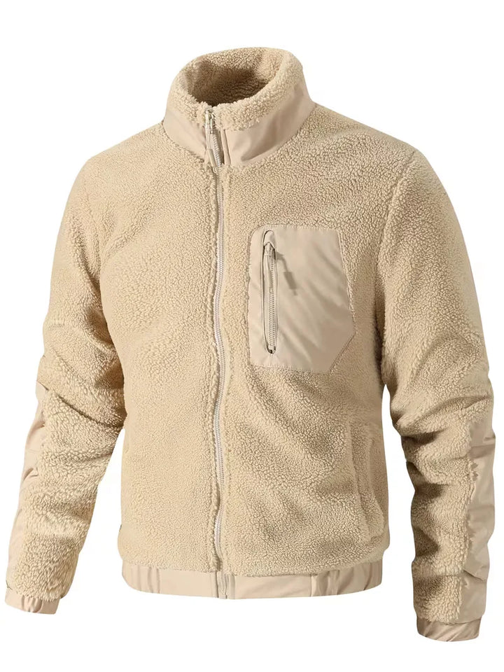 Bomberjack met fleece materiaal