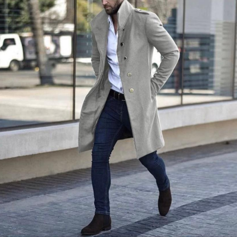 Tim | Extreem modieuze heren trenchcoat