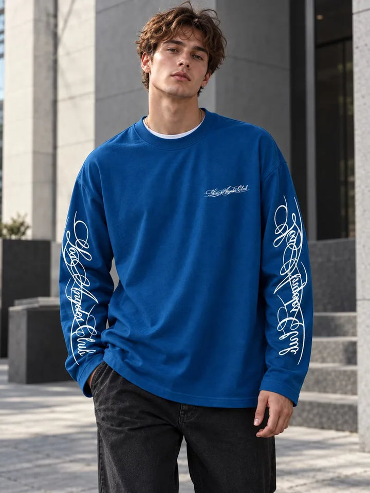 Longsleeve met crew neckline