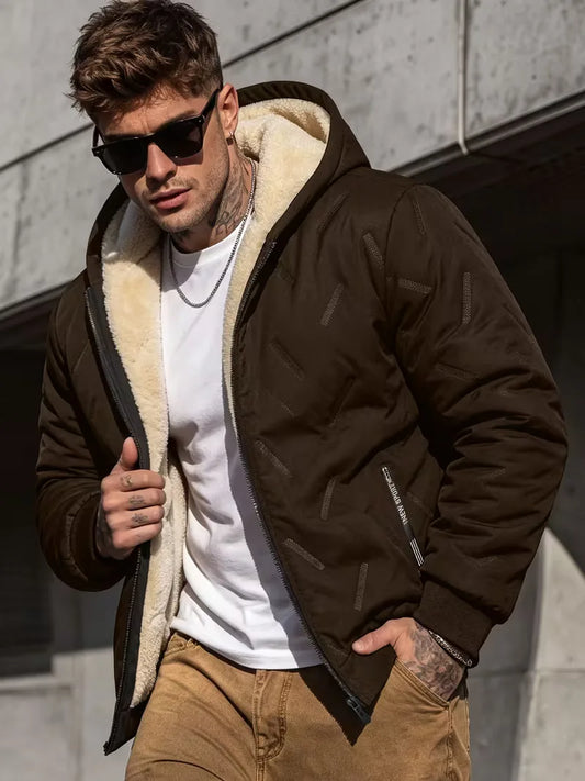 Puffer jacket met capuchon