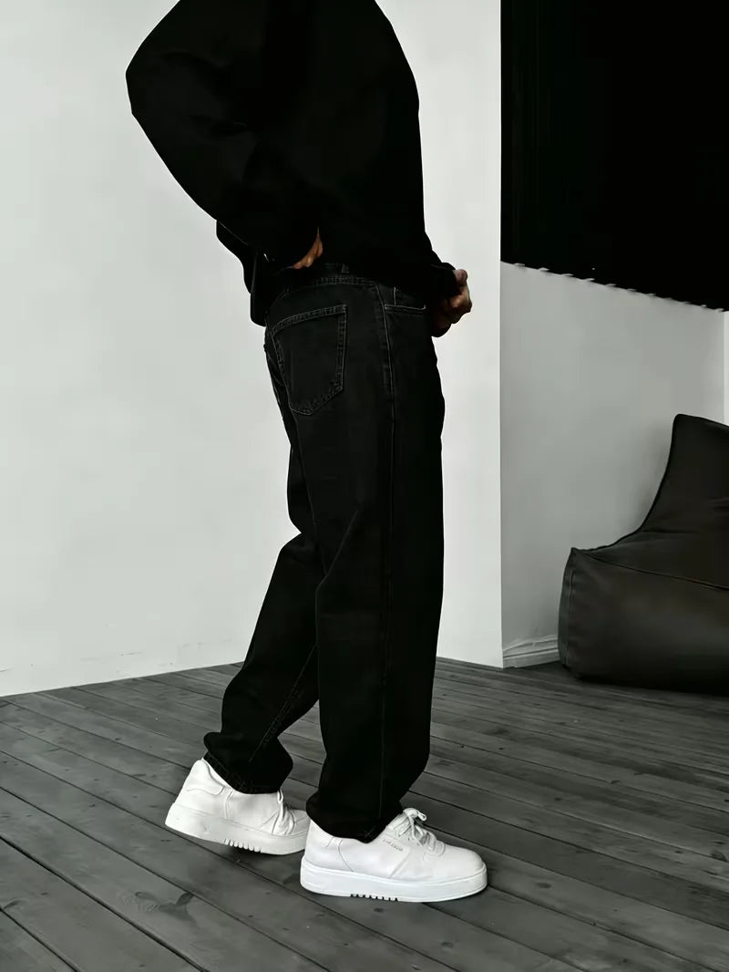 Loose fit jeans met vijf-pocket design