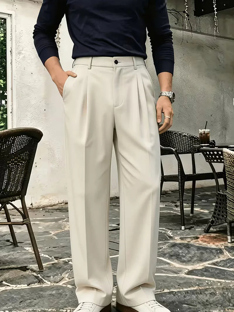 Pantalons met wijde fit