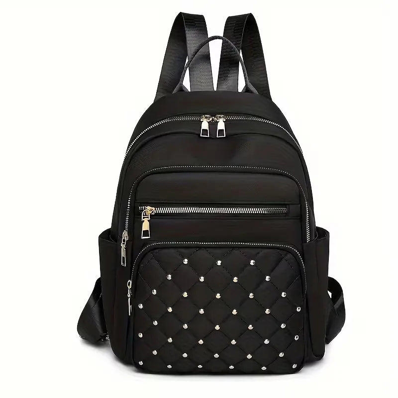 Rugzak met quilted voorkant