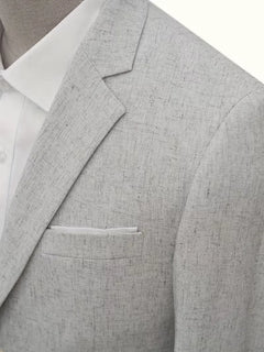 Blazer met V-hals en knopen