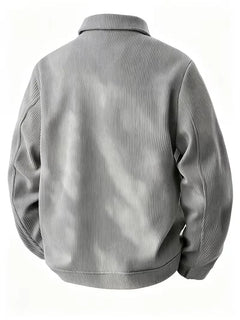 Lounge set met corduroy jacket