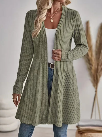 Zwarte cardigan met V-hals