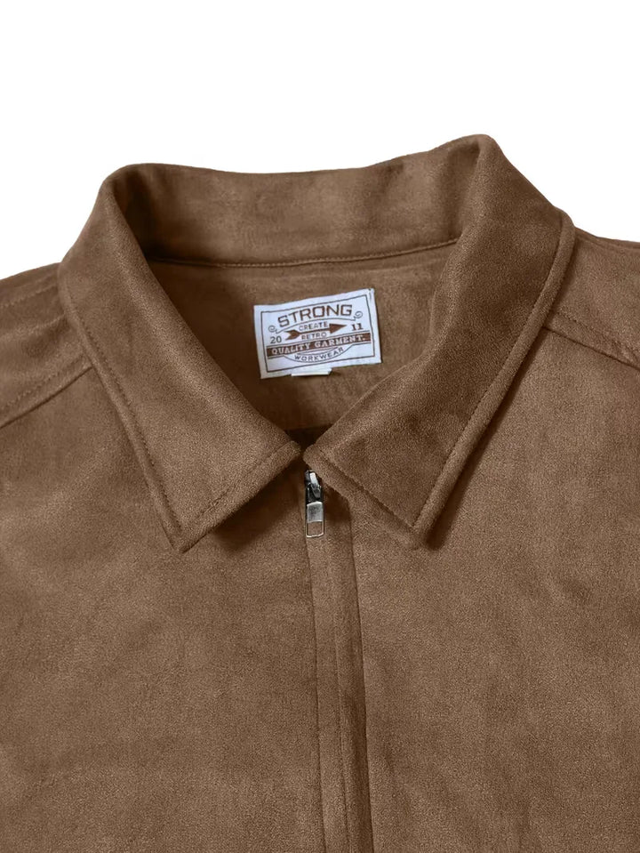 Bomberjack met lapel collar