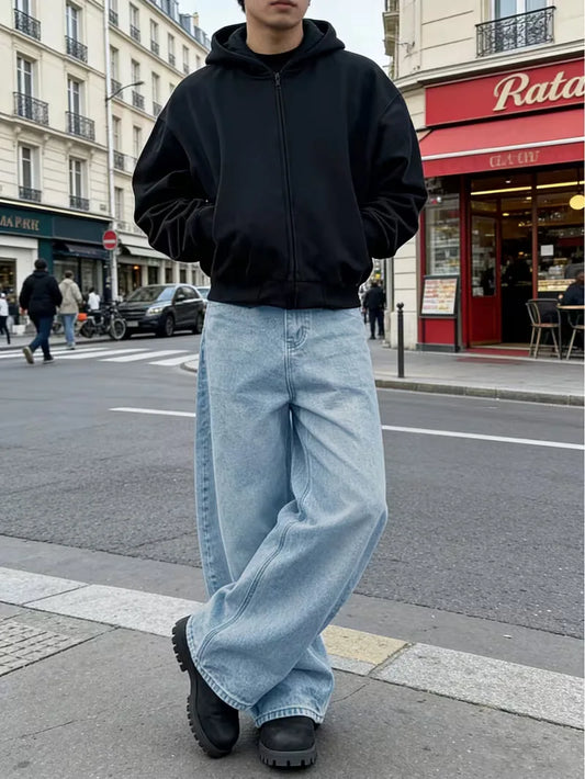 Loose fit jeans met vijf-pocket design
