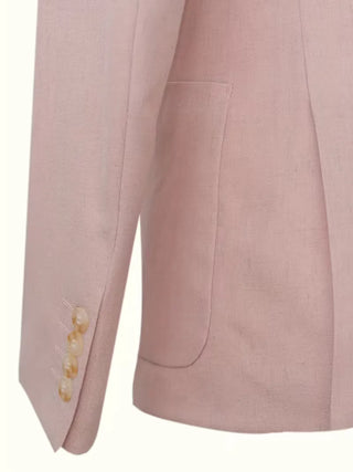 Blazer met V-hals en knopen