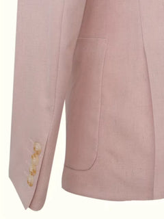 Linnen colbert slim fit