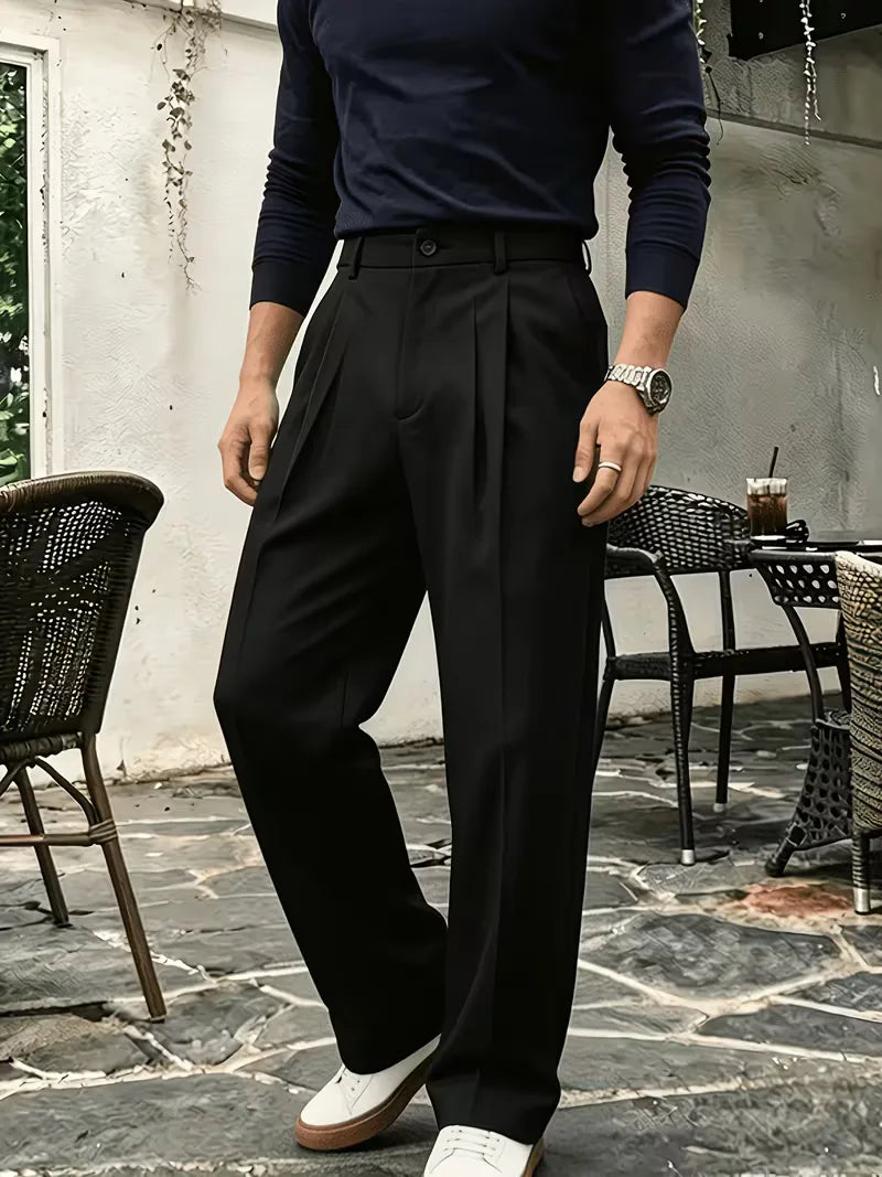 Pantalons met wijde fit