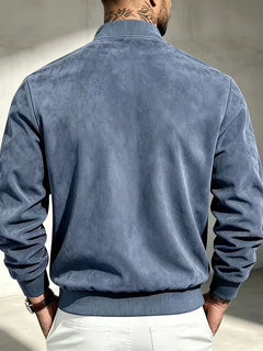 Bomberjack met baseball collar
