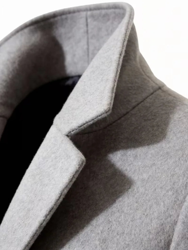 Trenchcoat met lapel collar
