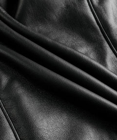 Bomberjack met faux shearling