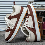 Lage sneakers met twee-tone design