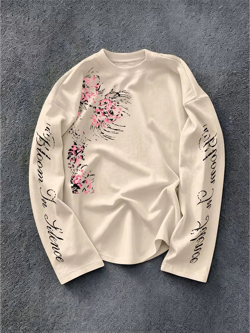 Longsleeve met floral pattern