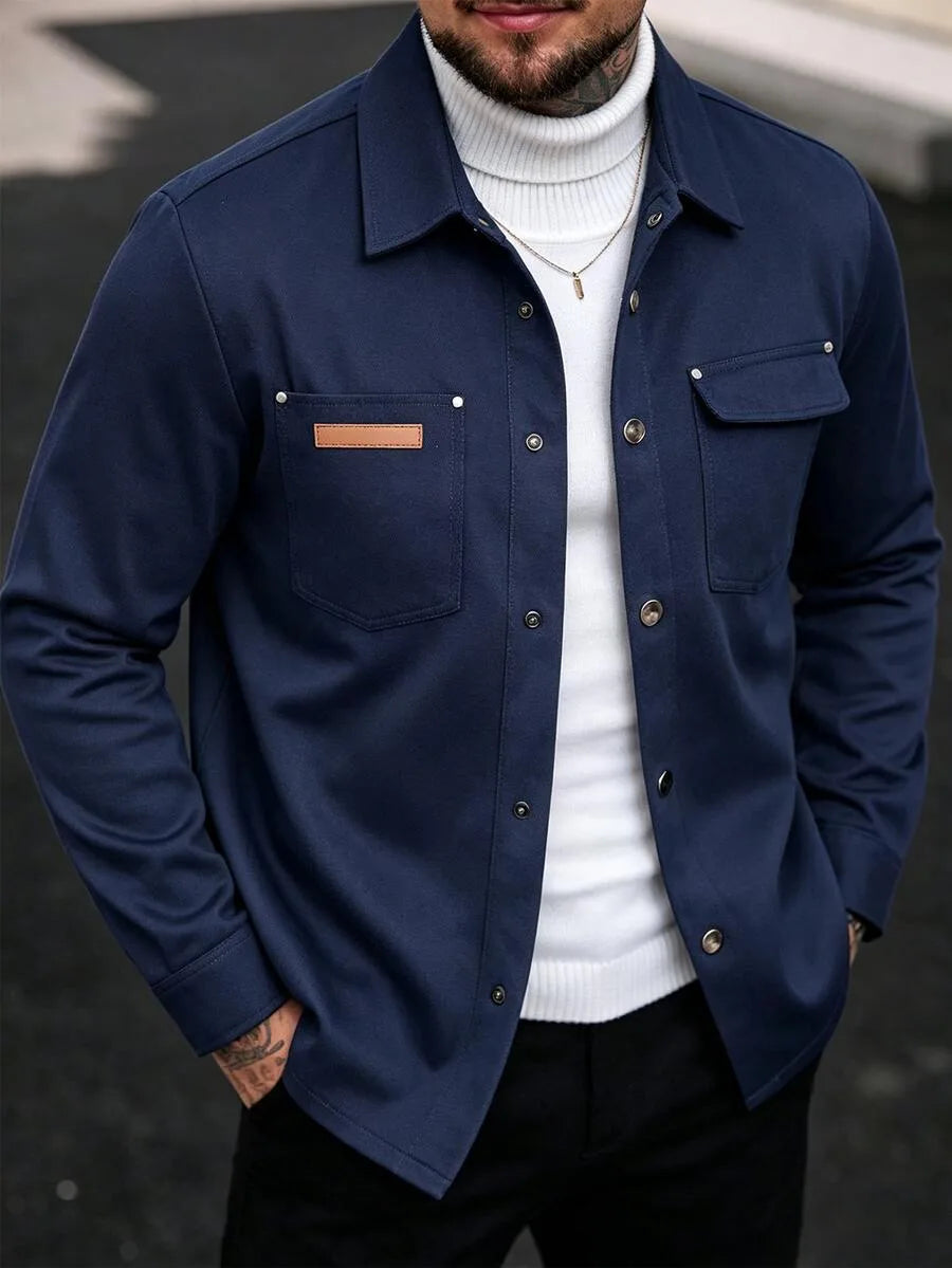 Overshirt met borstzak