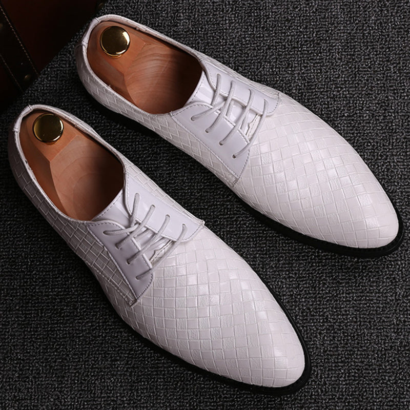 Lucas | Formele leren nette veterschoenen voor mannen