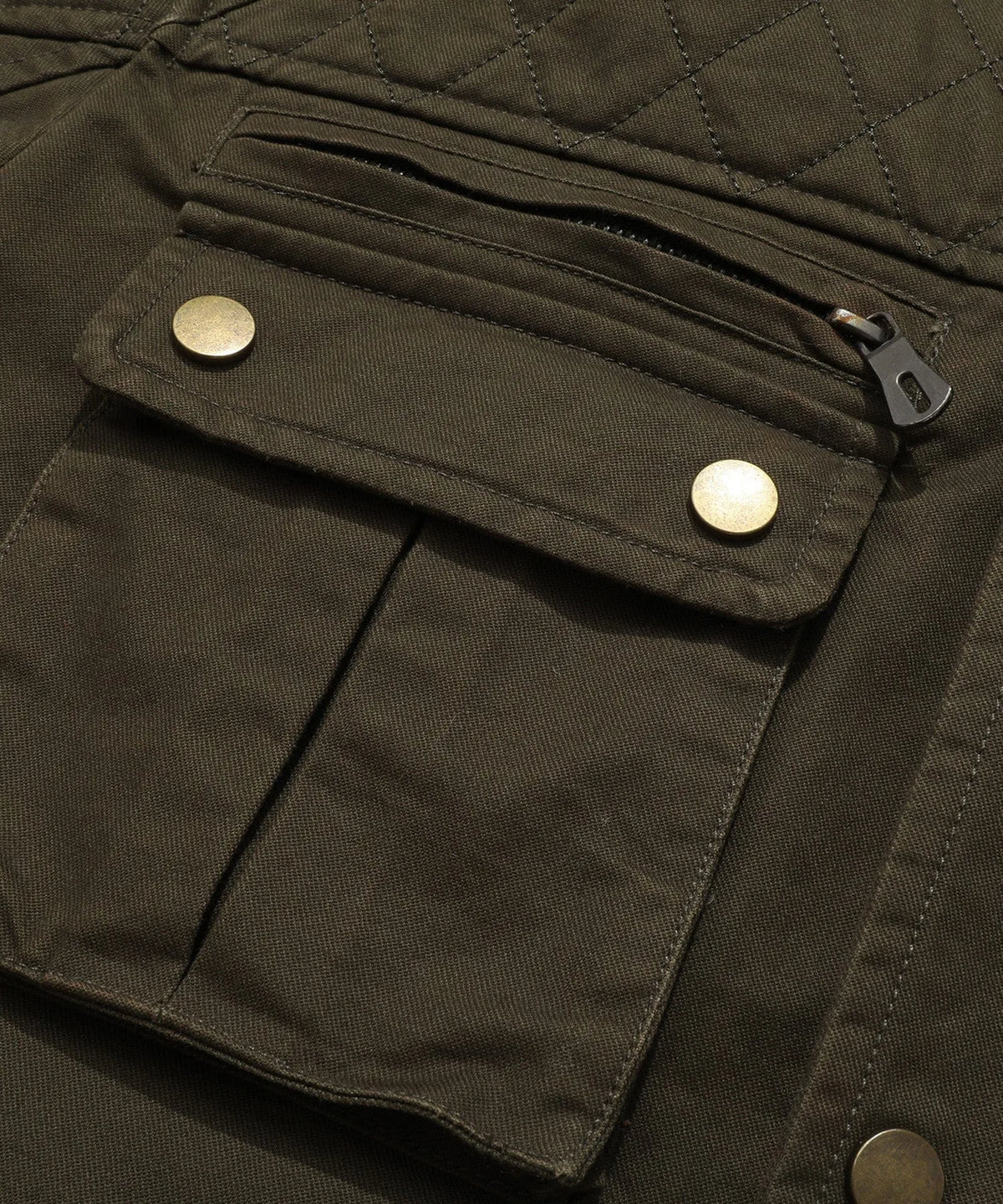 Parka met utility pockets