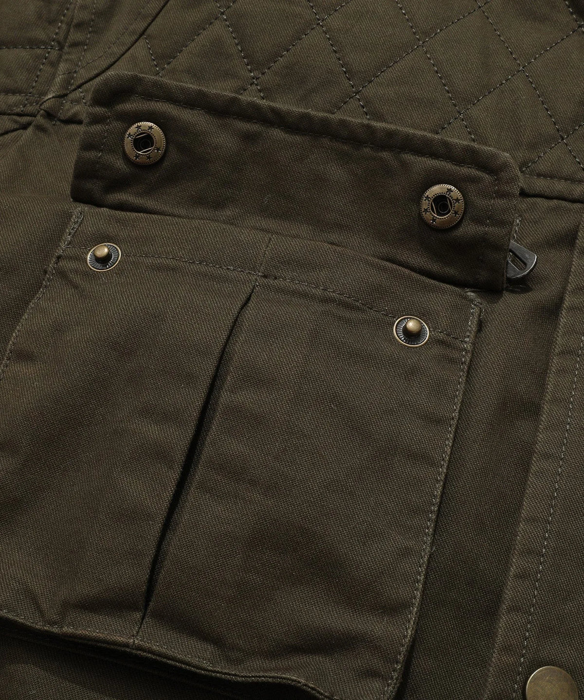 Parka met utility pockets