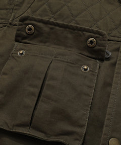 Parka met utility pockets