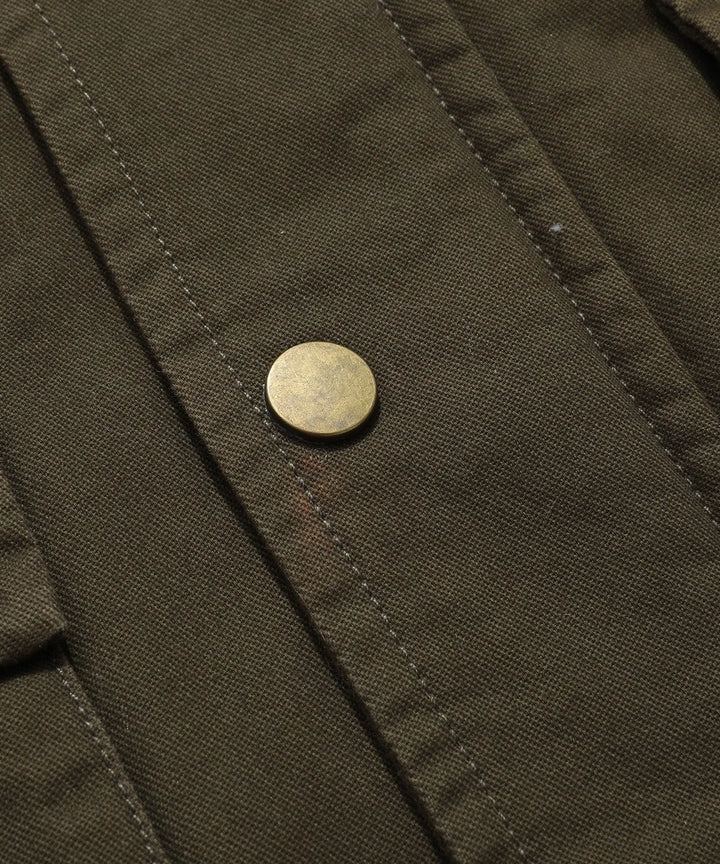 Parka met utility pockets