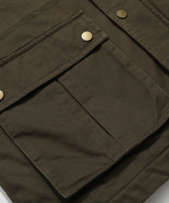 Parka met utility pockets