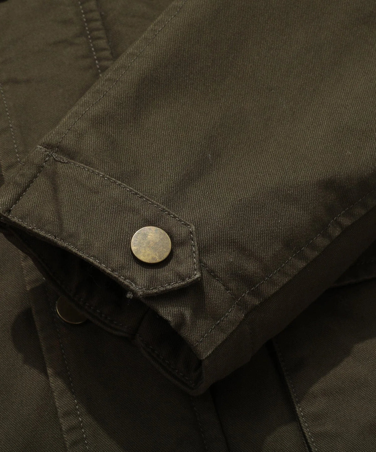 Parka met utility pockets