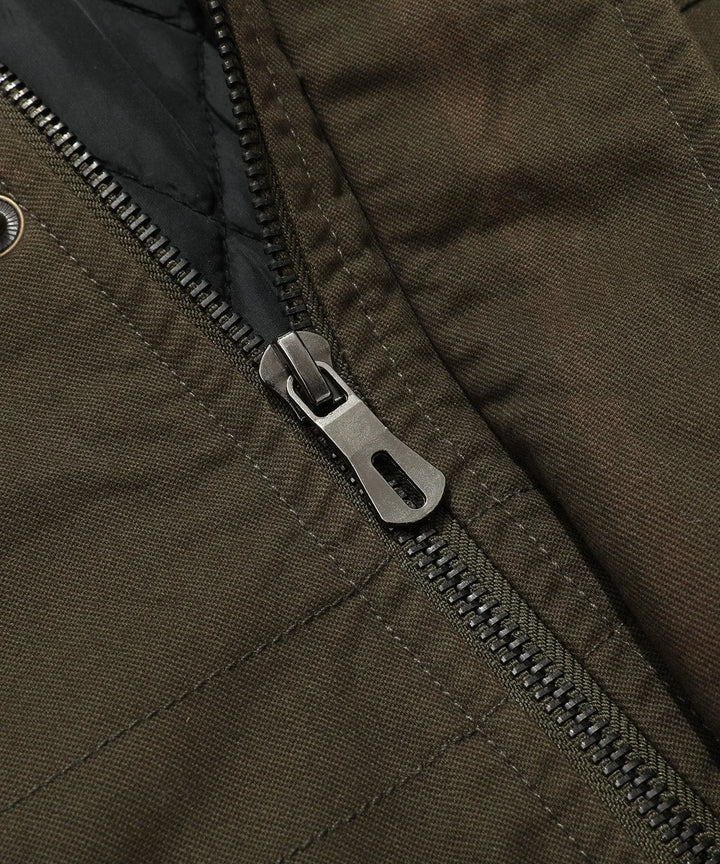 Parka met utility pockets