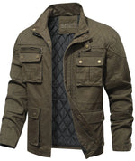 Parka met utility pockets