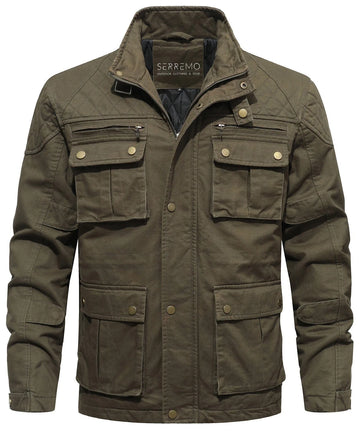 Parka met utility pockets