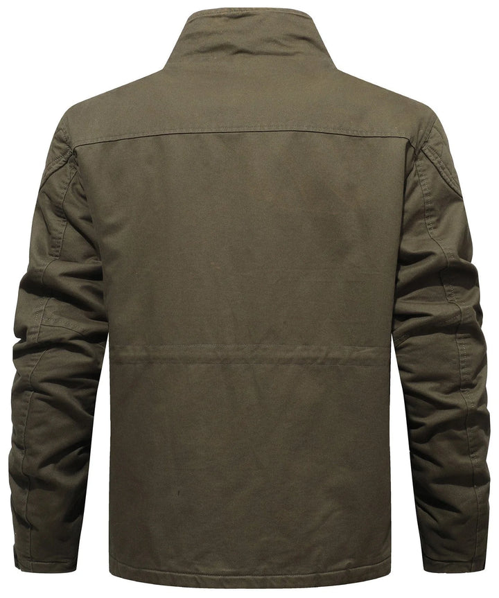 Parka met utility pockets