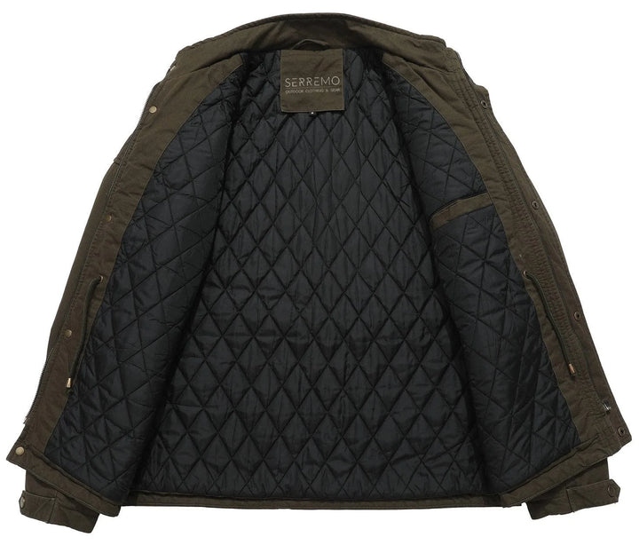 Parka met utility pockets