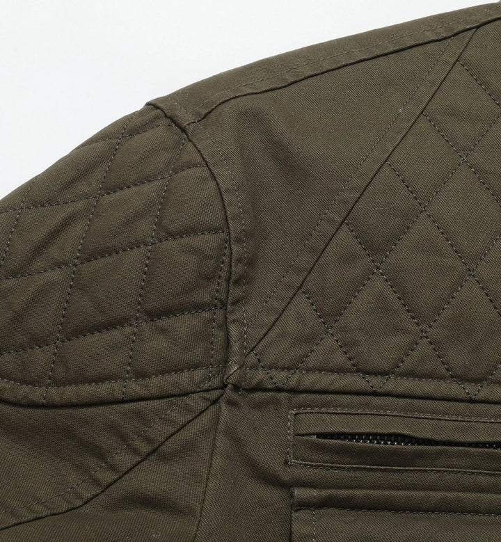 Parka met utility pockets