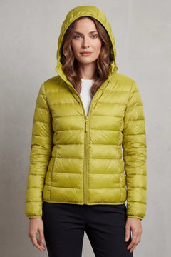 Lichtgewicht puffer jas met capuchon