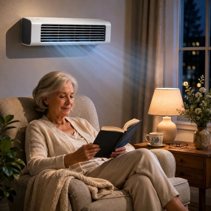 Compact air conditioner met wandmontage
