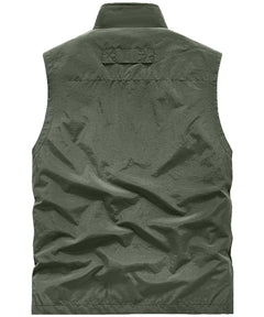Bodywarmer met hoge kraag
