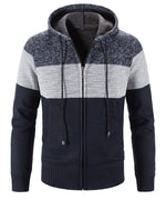 Hoodie met drie kleuren