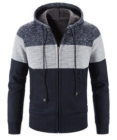 Hoodie met drie kleuren